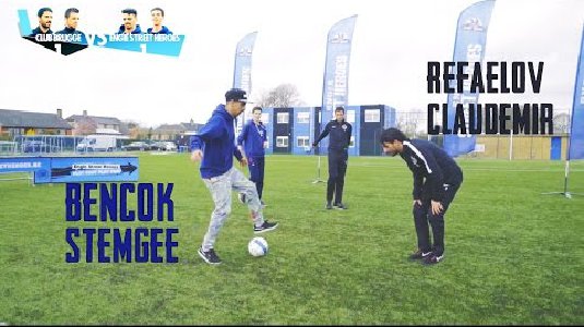 Refaelov & Claudemir challenge Soufiane Bencok & Thomas Stemgee